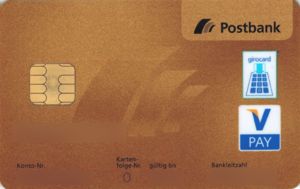 Bankkarte Postbank Gold Postbank Deutschland Bundesrepublik Col De Vp 0014