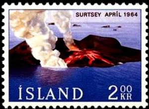 Volcanic Eruption, Surtsey Island