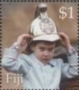 Stamp: Prince William without white frame (Fiji(Prince William's 18th