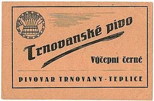 Trnovanské pivo výčepní černé