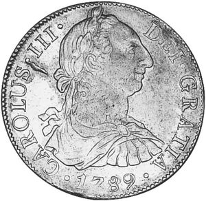 Moeda: 8 Reales (CAROLVS III) (México(1759~1788 - Carlos III) Col