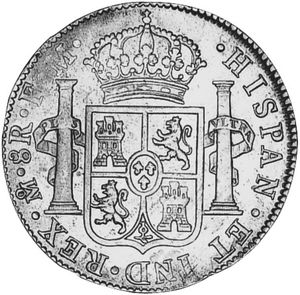 Moeda: 8 Reales (CAROLVS III) (México(1759~1788 - Carlos III) Col