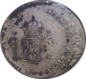 1 Real (Zacatecas - Royalist Coinage)
