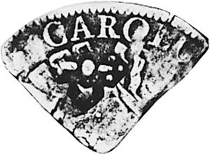 12 Black Dogs (2 Bits = 1/4 Dollar)