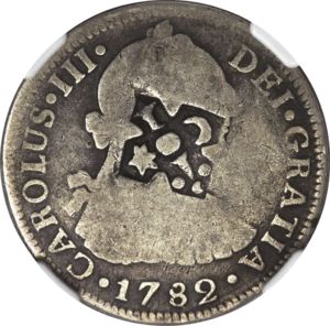 12 Black Dogs (2 Bits = 1/4 Dollar)