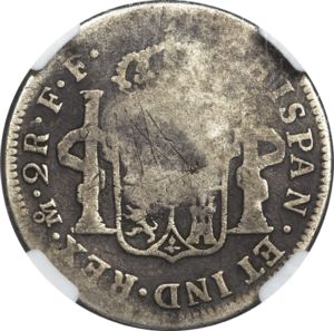 12 Black Dogs (2 Bits = 1/4 Dollar)