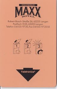 Hotel Card: Steigenberger Maxx hotel Langen - Bitburger (Steigenberger