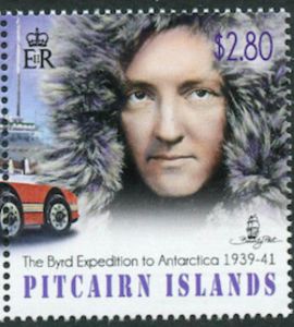 Richard E. Byrd and snow cruiser