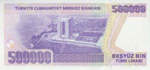 500,000 Turkish Lira
