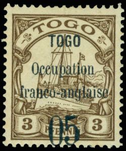 overprint on Imperial yacht "Hohenzollern"