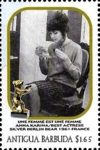 Anna Karina in "Une Femme est Une Femme"