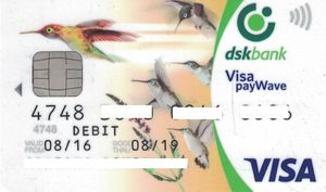 Bank Card: Dsk Bank Visa PayWave Birds - 03/16 (DSK Bank, BulgariaCol ...