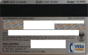 Bank Austria Credit Card