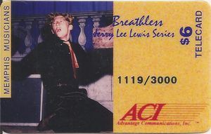 Phonecard: Jerry Lee Lewis - Breathless (ACMI (ACI), United States of ...