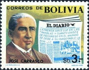 José Carrasco, founder of the newspaper "El Diario"
