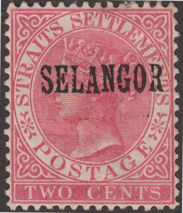 Straits Settlements overprinted SELANGOR
