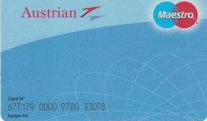 Bank Card Austrian Paylife Bank Gmbh Austria Col At Ms 0012