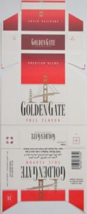 Cigarette Pack: Golden Gate Full Flavor (United Arab EmiratesCol:AE-CT-0002  🚬
