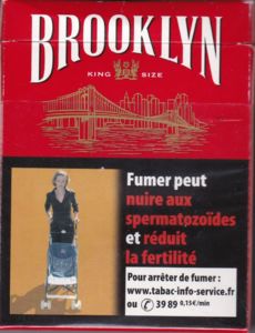 Cigarette Pack: Brooklyn King Size 25 (France(Brooklyn King Size 25)  Col:FR-CT-0024 🚬