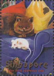 Cat Looking at Mouse