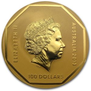 100 Dollars (Kangaroo Road Sign)