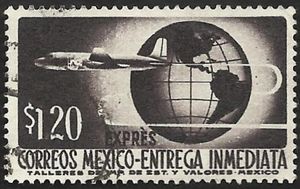 Plane Circling Globe