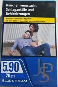 jps blue cigarettes Cigarette Pack: JPS Blue Stream (Germany, Federal Republic(JPS Blue Stream)  Col:DE-CT-0061 🚬