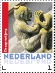 The monkey with young