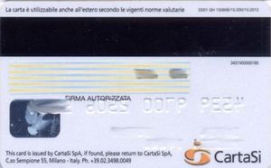 Bankkarte Carige Caed Banca Carige Italien Col It Vi 0078
