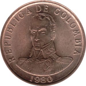 Piece De Monnaie 2 Pesos Colombie Circulation Wcc Km263