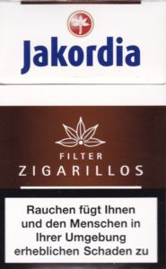 Cigarette Pack: Jakordia (Germany, Federal RepublicCol:DE-CG-0013