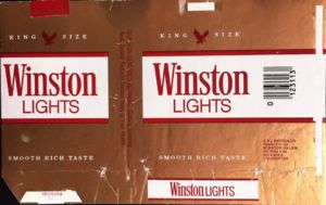 Cigarette Pack: Winston (United States of AmericaCol:US-CT-0150