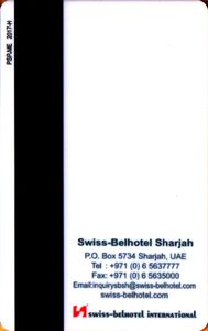 Hotel Card: Swiss-Belhotel Sharjah-UAE (Swiss-Belhotel International ...