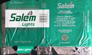 Poster: Salem Lights Cigarettes 50"x36