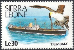 "Dumbaia" (Freighter)-Long-tailed Jaeger (Stercorarius longi