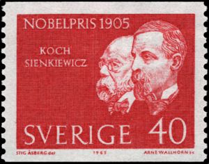 Robert Koch (medicine) & Henryk Sienkiewicz (literature)