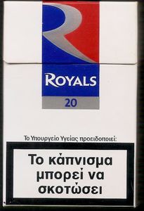 Cigarette Pack: Royals Red (Greece(Royals Red) Col:GR-CT-0329 🚬