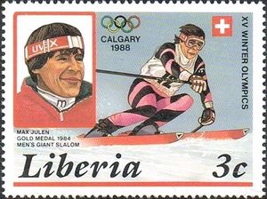 Max Julen (Switzerland) Giant Slalom