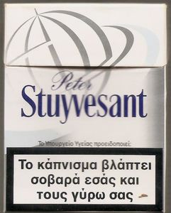 cigarette peter stuyvesant Cigarette Pack: Peter Stuyvesant Silver 24 (Greece(Peter Stuyvesant Silver  24) Col:GR-CT-0443 🚬