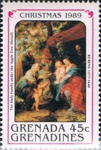 The Holy Family under the apple tree, by Rubens