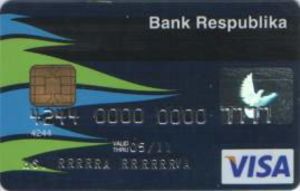 Bank Card Bank Respublika Bank Respublika Azerbaijan Col Az Vi