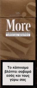 more international cigarettes where to buy Cigarette Pack: More International Special Whites 120's (Greece(More  International Special Whites 120's) Col:GR-CT-0753 🚬