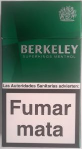 berkeley menthol cigarettes Paquet de cigarettes: Berkeley Superkings Menthol (EspagneCol:ES-CT-0085 🚬