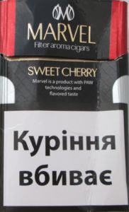 marvels cigarette Cigarette Pack: Marvel Sweet Cherry (UkraineCol:UA-CG-0008 🚬