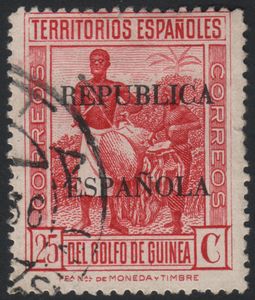 Drummers overprinted "Republica espanola"