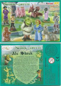 kinder surprise shrek