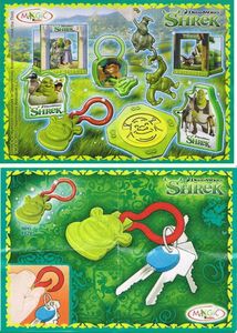 2007 SHREK FERRERO KINDER SURPRISE COMPLETE SET | #542908549