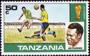 Soccer scene and Joe Kadenge