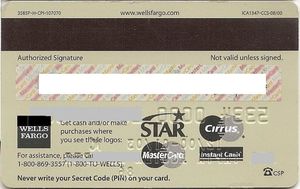 Wells Fargo ATM & Check Card