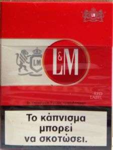 Zigarettenschachtel: L&M Red Label 23 (Griechenland(L&M Red Label 23 ...
